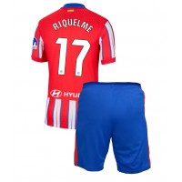 Maglia Calcio Atletico Madrid Rodrigo Riquelme #17 Prima Divisa Bambino 2024-25 Manica Corta (+ pantaloncini)